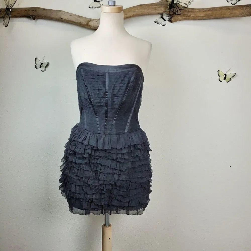 Bisou bisou lingerie inspired strapless dress